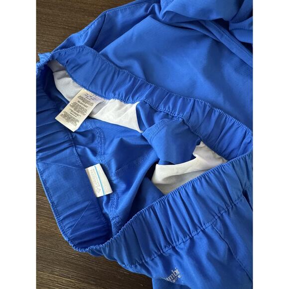 Columbia PFG Pants Blue Omni-Shade Fishing Outdoor Elastic Waist M - Picture 7 of 10